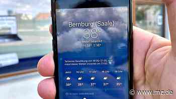 Wetter: Hitzerekord des Jahres in Bernburg knapp verfehlt - Mitteldeutsche Zeitung