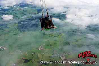 Chorley woman takes on skydive for Derian House