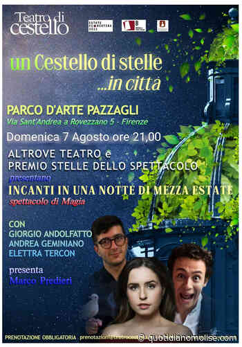 Da Termoli alla Toscana, l'illusionista Andrea Geminiano protagonista del “Premio stelle dello spettacolo” - Il Quotidiano del Molse