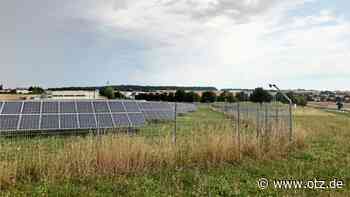 Jenaer Rätselnuss: Solarpark am Rande der Stadt