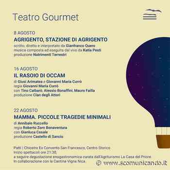 PATTI – Al via la sezione gourmet del Libero Teatro Festival con “Agrigento, stazione di Agrigento” - Scomunicando