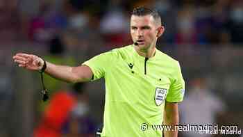 Michael Oliver to referee the European Super Cup - Real Madrid