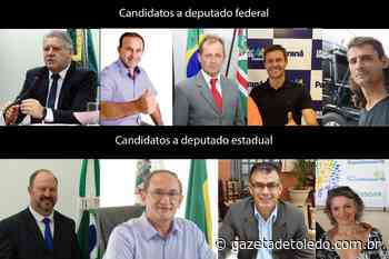 Em Toledo, estão confirmados, até hoje, seis candidatos a deputado estadual e cinco a federal - Gazeta de Toledo