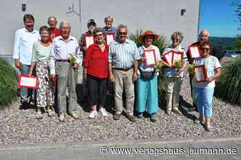 Steinen - Treue Mitglieder geehrt - www.verlagshaus-jaumann.de