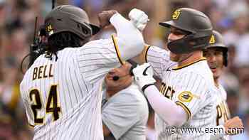 Brandon Drury hit a grand slam on the first pitch he saw as a San Diego Padre - ESPN