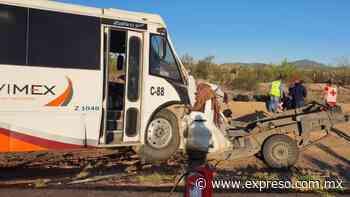 Un muerto y más de 20 heridos deja choque en la carretera Caborca-Sonoyta - EXPRESO