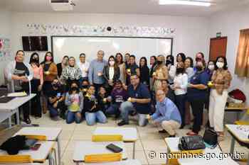 Prefeitura de Morrinhos lança recurso de Lousa Digital na Escola Municipal Kleyton de Sousa Peres - morrinhos.go.gov.br