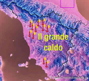 TERMOMETRI TRA 39 E 40 GRADI TRA FIRENZE, EMPOLI, PONTEDERA CALDO INTENSO OVUNQUE - METEO FLASH - Meteo Toscana