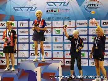 Watford's Sally Bax wins gold medal in table tennis championship