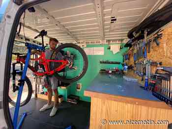 Cet Azuréen vient chez vous avec son atelier pour réparer votre vélo