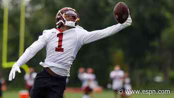 Inside Commanders rookie Jahan Dotson's knack for making acrobatic catches