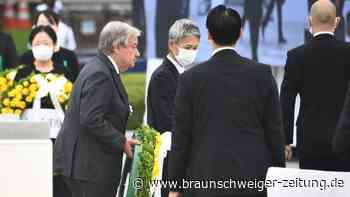 Guterres warnt in Hiroshima vor Atomwaffengefahr