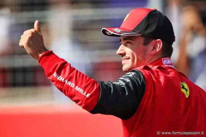 Leclerc: “Fiducia nel metodo di lavoro della Ferrari” - FormulaPassion.it