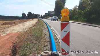 Verkehr in Schramberg - Bis zu fünf Minuten Ampel-Wartezeit durch Radwegebau - Schwarzwälder Bote