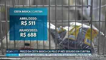 Preço da cesta básica cai em Curitiba, mas segue maior do que no pré-pandemia - g1.globo.com
