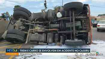 Homem fica ferido em acidente entre caminhão e trem, em Curitiba - g1.globo.com