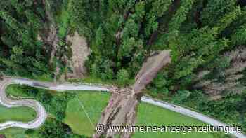 Unwetter und Murenabgänge in Südtirol und Trentino