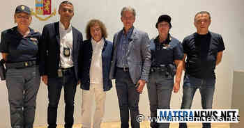 Matera: Riccardo Cocciante incontra i poliziotti in servizio - Matera News