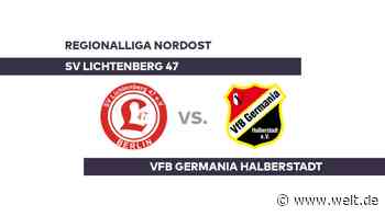 SV Lichtenberg 47 - VfB Germania Halberstadt: Sieg für Lichtenberg im ersten Ligaspiel - Regionalliga Nordost - WELT - WELT