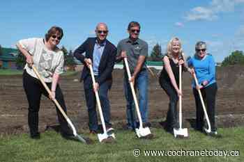 Sod turning for new $2.5 million field held at Cochrane High School - Cochrane Today
