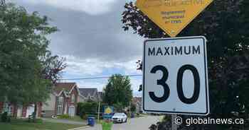 6-year-old in Quebec spearheads effort to force speed limit reduction - Global News