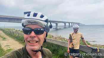 Calgary man fulfills 30 year long dream with cross-country cycling trip | CTV News - CTV News Calgary