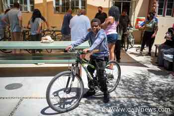 Los Angeles County Bicycle Coalition gives bikes away during Bike Match event - LA Daily News