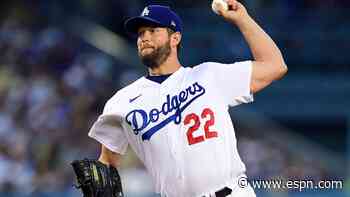 Los Angeles Dodgers place Clayton Kershaw on injured list; MRI 'best-case scenario' - ESPN