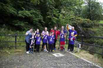 Barrhead Youth Football Club take part in sponsored walk - Barrhead News