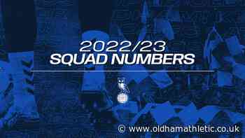 2022/23 Squad Numbers - News - oldhamathletic.co.uk