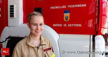 Stiller Held: Die Feuerwehr steht bei junger Matreierin an erster Stelle - Kleine Zeitung