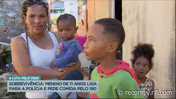 Menino de 11 anos liga para polícia e pede comida em Minas Gerais - R7