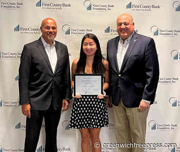Greenwich's Caroline Yu Receives Richard E. Taber Citizenship Award Scholarship from First County Bank Foundation - Greenwich Free Press