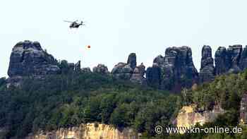 Waldbrand in Sächsischer Schweiz: Behörde hebt Waldbetretungsverbot teilweise auf