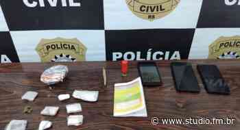 Operação conjunta da polícia civil detém dois traficantes em Lagoa Vermelha - Rádio Studio 87.7 FM | Studio TV | Veranópolis