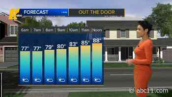 Staying Steamy, Isolated Storms Tomorrow