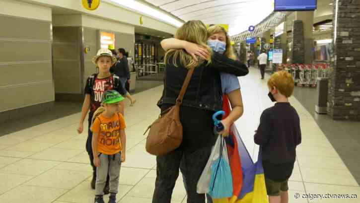 Ukrainian refugee ready to build new life in Calgary for her kids