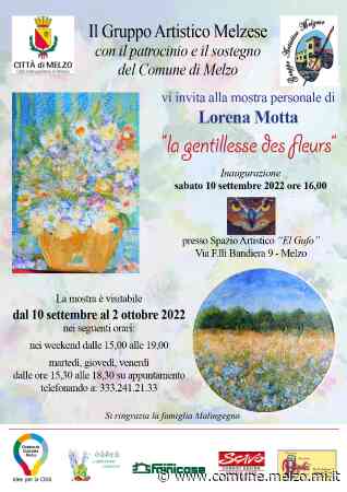 Mostra personale di Lorena Motta “la gentillesse des fleurs” - Comune di Melzo