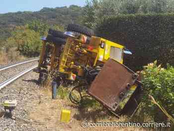Incidente Rapolano Terme, un mezzo da lavoro deraglia sulla Siena-Chiusi: ritardi per i treni - Corriere Fiorentino