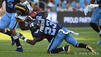 Argonauts rally in 2nd half to beat Tiger-cats, secure 4th win of season