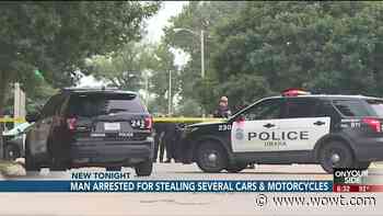 Man charged with 13 counts of theft after Omaha Police allegedly find multiple stolen vehicles - WOWT