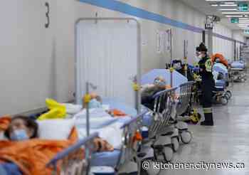 Hospital staffing strain 'unprecedented,' could peak soon: Ontario Health exec - Kitchener.CityNews.ca