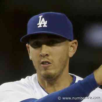 Austin Barnes behind the plate for Los Angeles on Saturday - numberFire