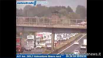 Altro incidente sull'A1 tra Colleferro e Anagni: 6 km di code - Casilina News