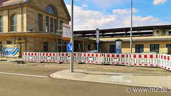 Bahnhof Zeitz: Baustelle in der Bahnhofshalle in Zeitz erhält Videoüberwachung - Mitteldeutsche Zeitung