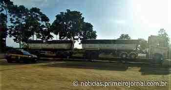 Teixeira de Freitas: PRF flagra caminhão com quase 20 toneladas de excesso de peso - Primeirojornal