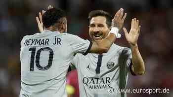 Lionel Messi und Neymar zaubern gegen Clermont Foot: Paris Saint-Germain startet mit Gala-Auftritt - Eurosport DE