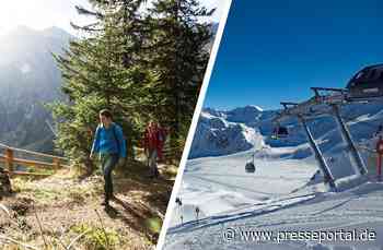 Der Herbst im Kaunertal spielt alle Farben, sogar Weiß wie Schnee