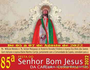 Começa nesta sexta a 85° Festa Senhor Bom Jesus da Capela em Costa Rica - O Correio News