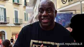 Capri, il ritorno di Magic Johnson: "A beautiful day" - La Repubblica
